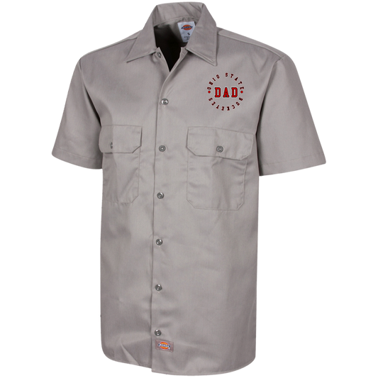 OSUDAD Ohio State Dickies Men's Short Sleeve Workshirt