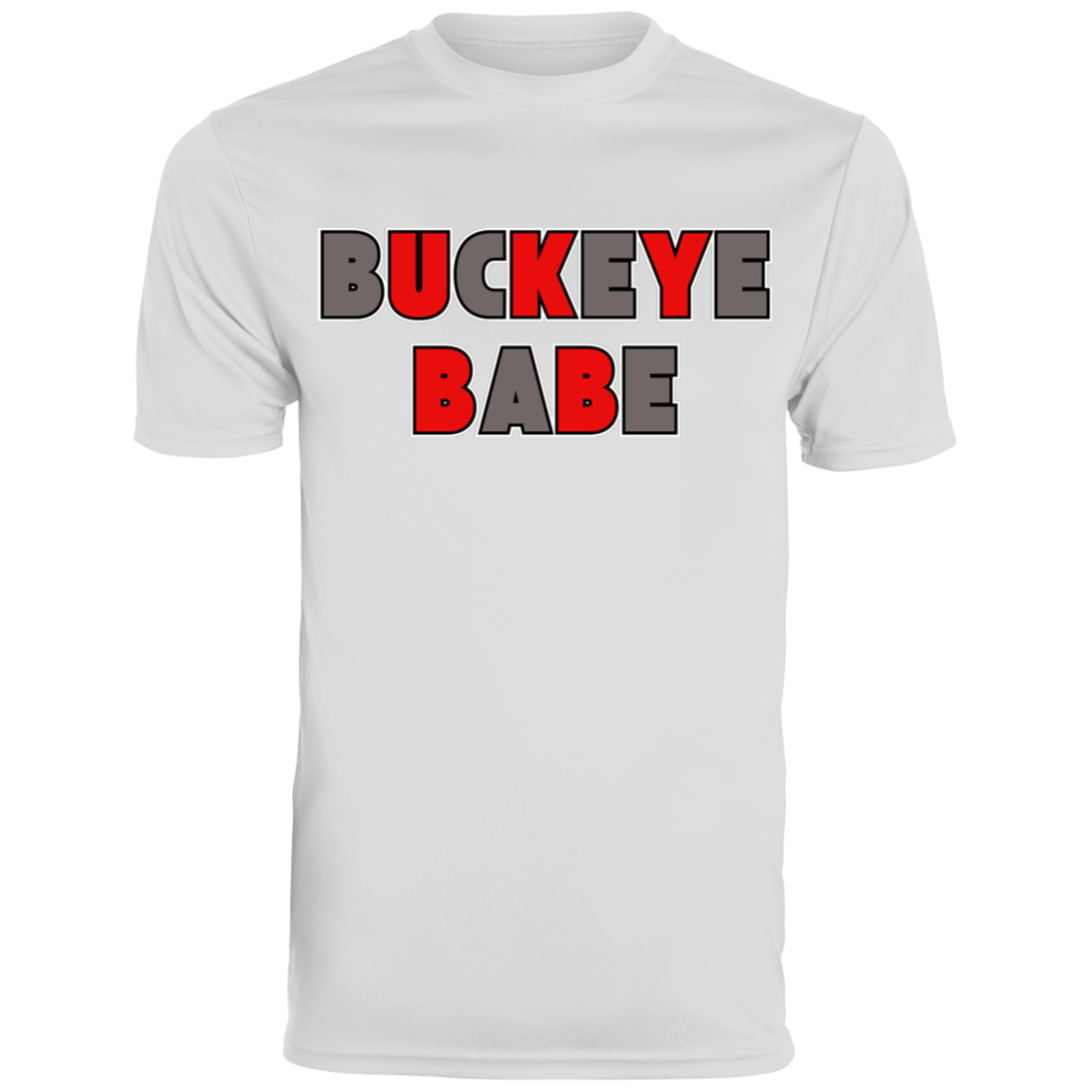 BUCKBABE Ohio State Youth Moisture-Wicking Tee