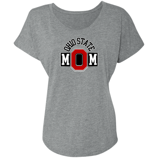 OSUMOM Ohio State Ladies' Triblend Dolman Sleeve