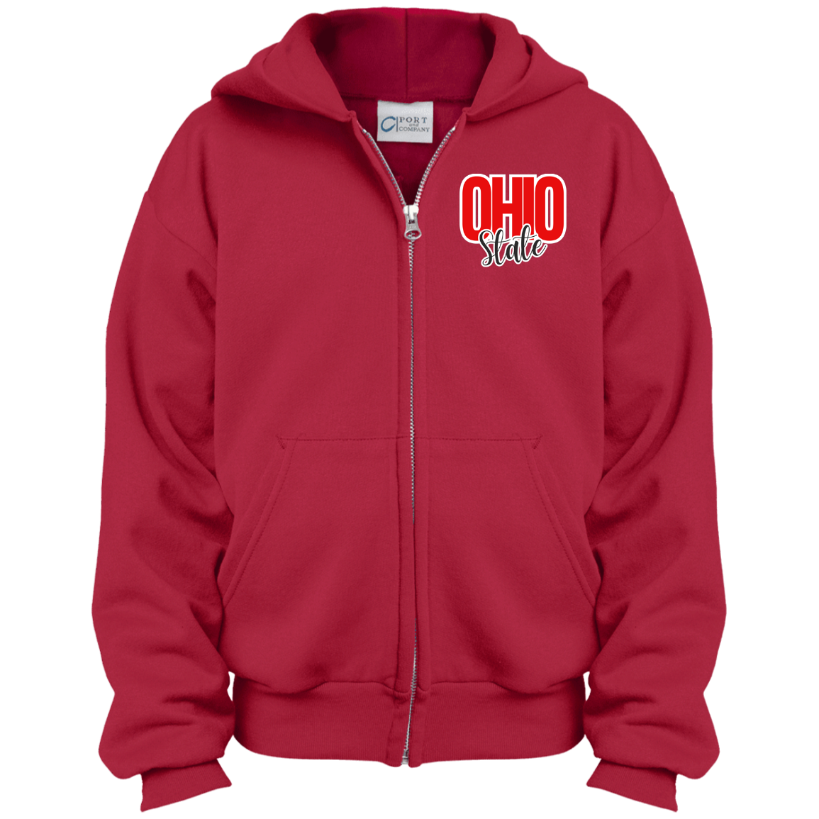 OSTATE Ohio State Youth Full Zip Hoodie