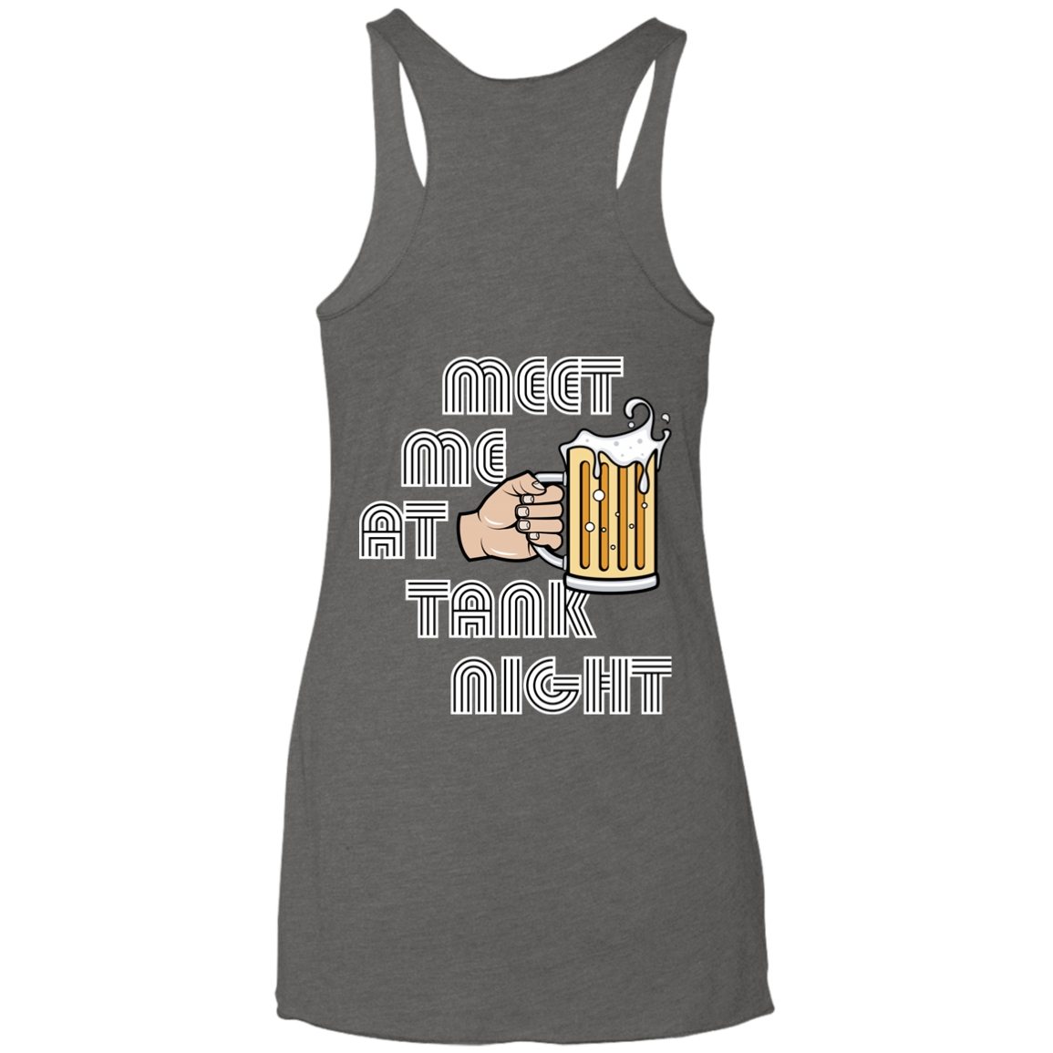 TANK NIGHT Ohio State Ladies' Triblend Racerback Tank