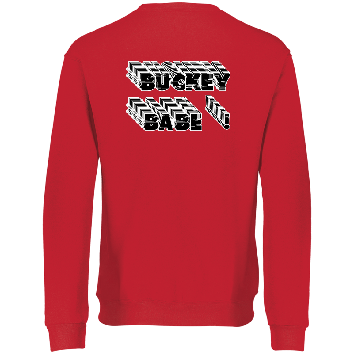 BUCKEYEBABE Ohio State Dri-Power Fleece Crewneck Sweatshirt