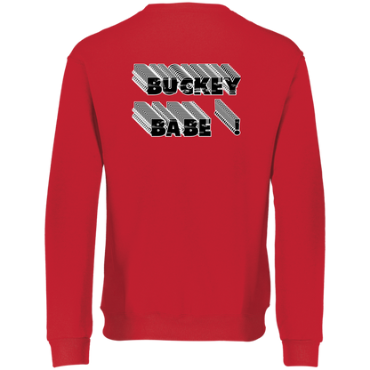 BUCKEYEBABE Ohio State Dri-Power Fleece Crewneck Sweatshirt