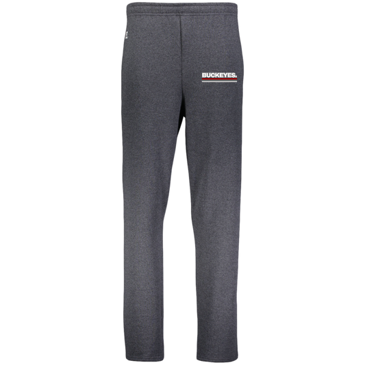 BUCKEYES. Ohio State Dri-Power Open Bottom Pocket Sweatpants