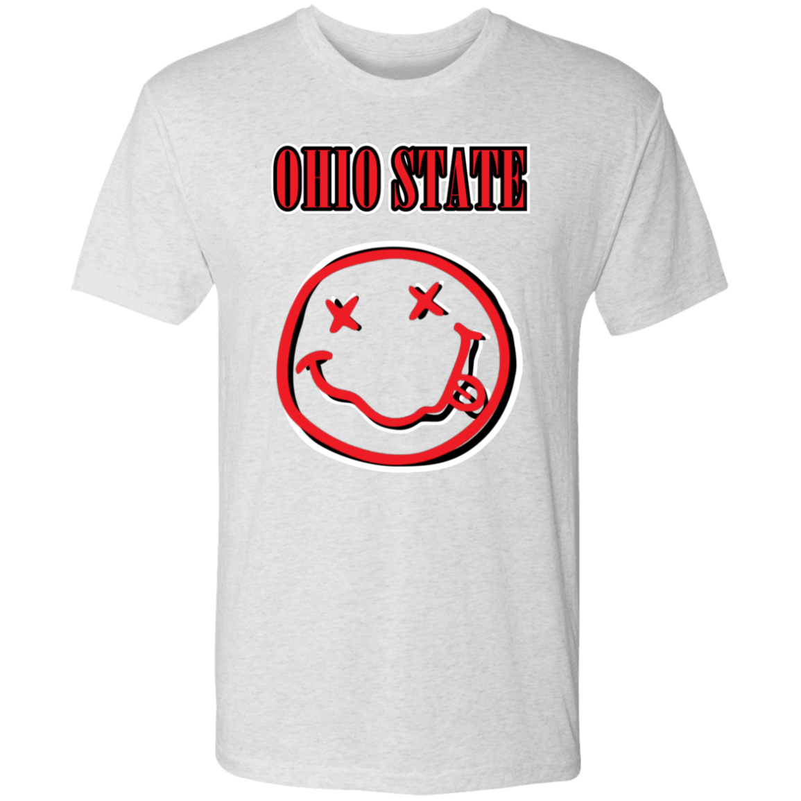 TEAMSPIRIT Ohio State Men's Triblend T-Shirt