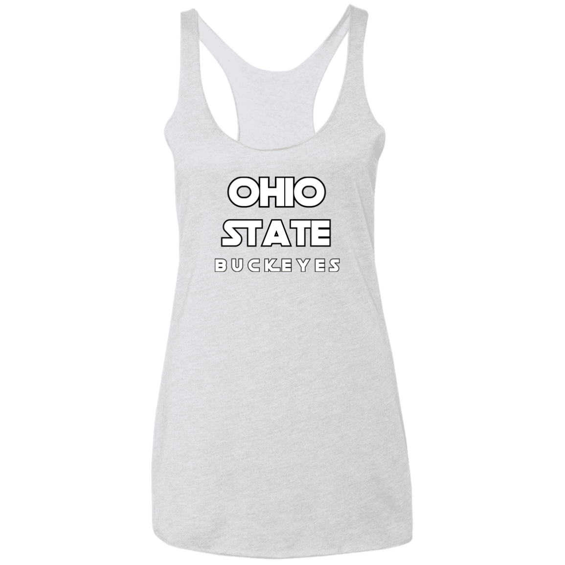 STAR Ohio State Ladies' Triblend Racerback Tank