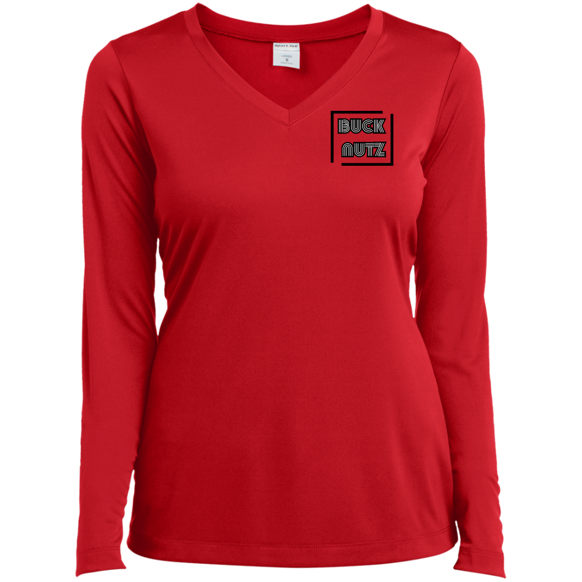 TANK NIGHT Ohio State Ladies’ Long Sleeve Performance V-Neck Tee