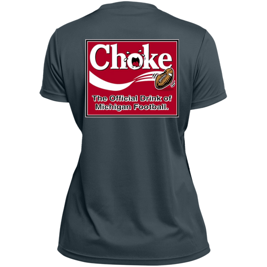 MICHIGAN CHOKE Ohio State Ladies’ Moisture-Wicking V-Neck Tee