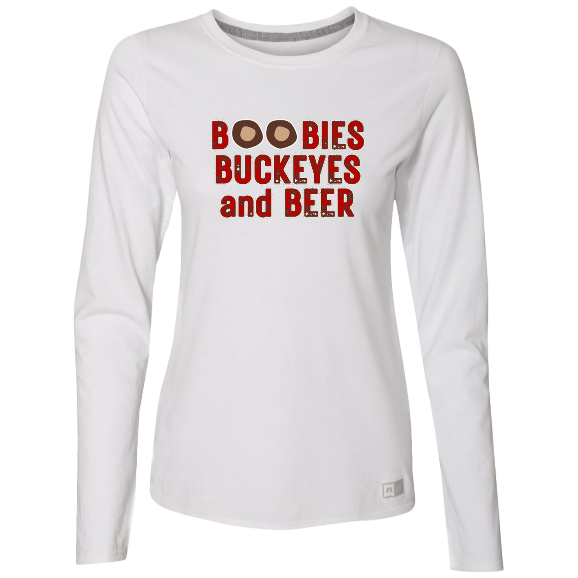 BOOBS Ohio State Ladies’ Essential Dri-Power Long Sleeve Tee