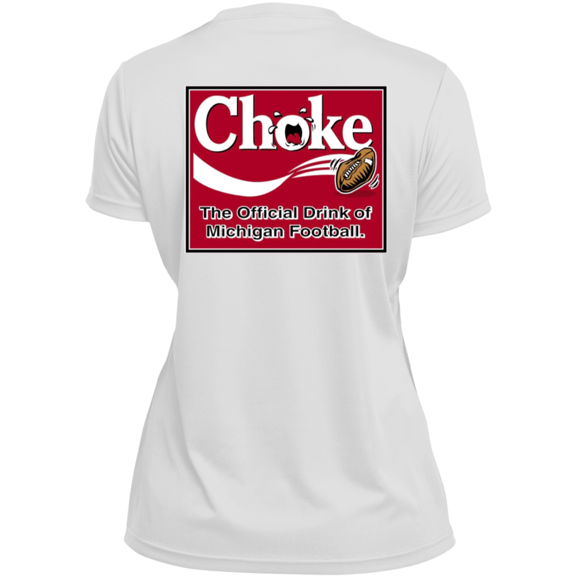 MICHIGAN CHOKE Ohio State Ladies’ Moisture-Wicking V-Neck Tee