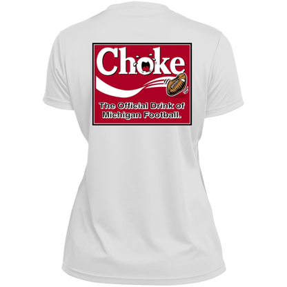 MICHIGAN CHOKE Ohio State Ladies’ Moisture-Wicking V-Neck Tee