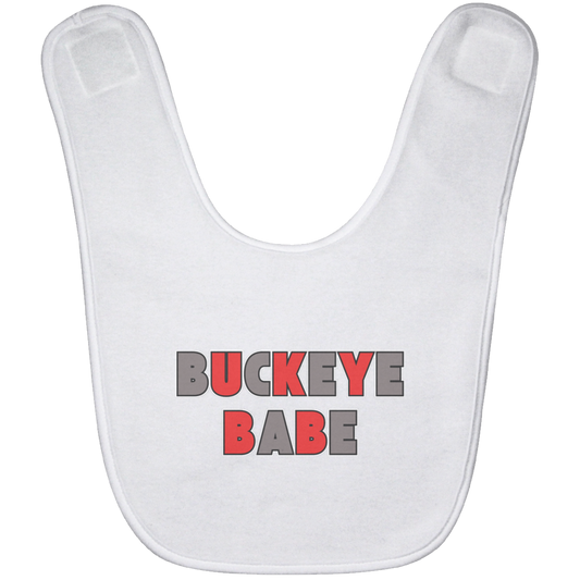 BUCKBABE Ohio State Baby Bib