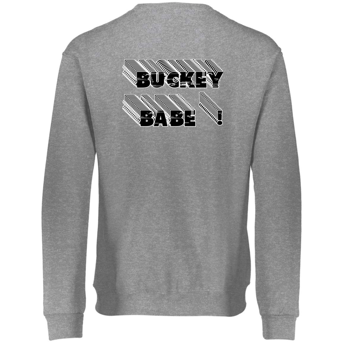 BUCKEYEBABE Ohio State Dri-Power Fleece Crewneck Sweatshirt