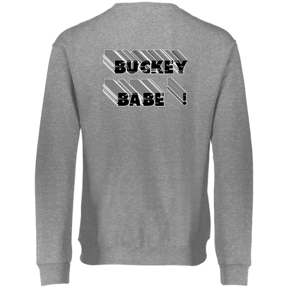 BUCKEYEBABE Ohio State Dri-Power Fleece Crewneck Sweatshirt