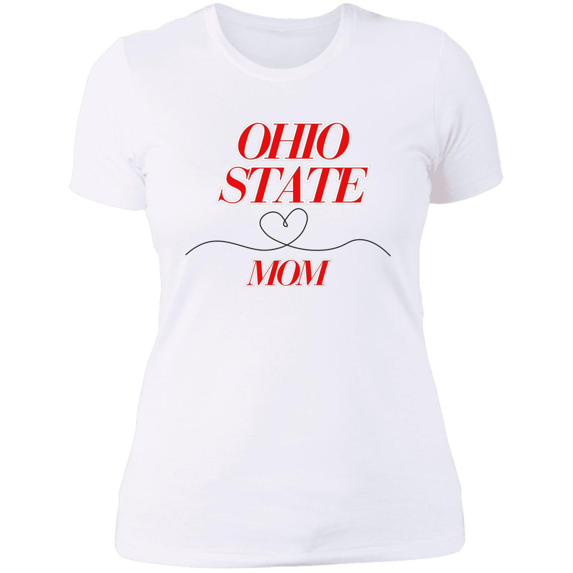 OSUMOM Ohio State Ladies' Boyfriend T-Shirt