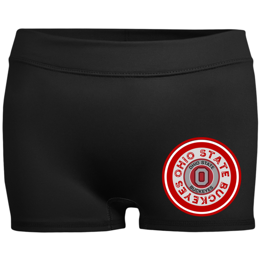 OLDOHIO Ohio State Ladies' Fitted Moisture-Wicking 2.5 inch Inseam Shorts