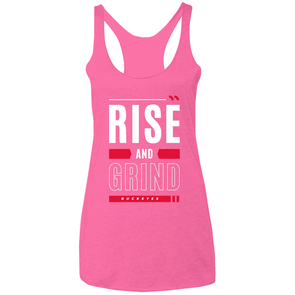 GRIND Ohio State Ladies' Triblend Racerback Tank