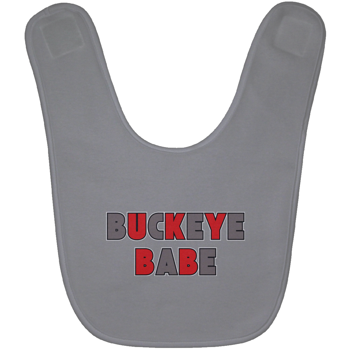 BUCKBABE Ohio State Baby Bib