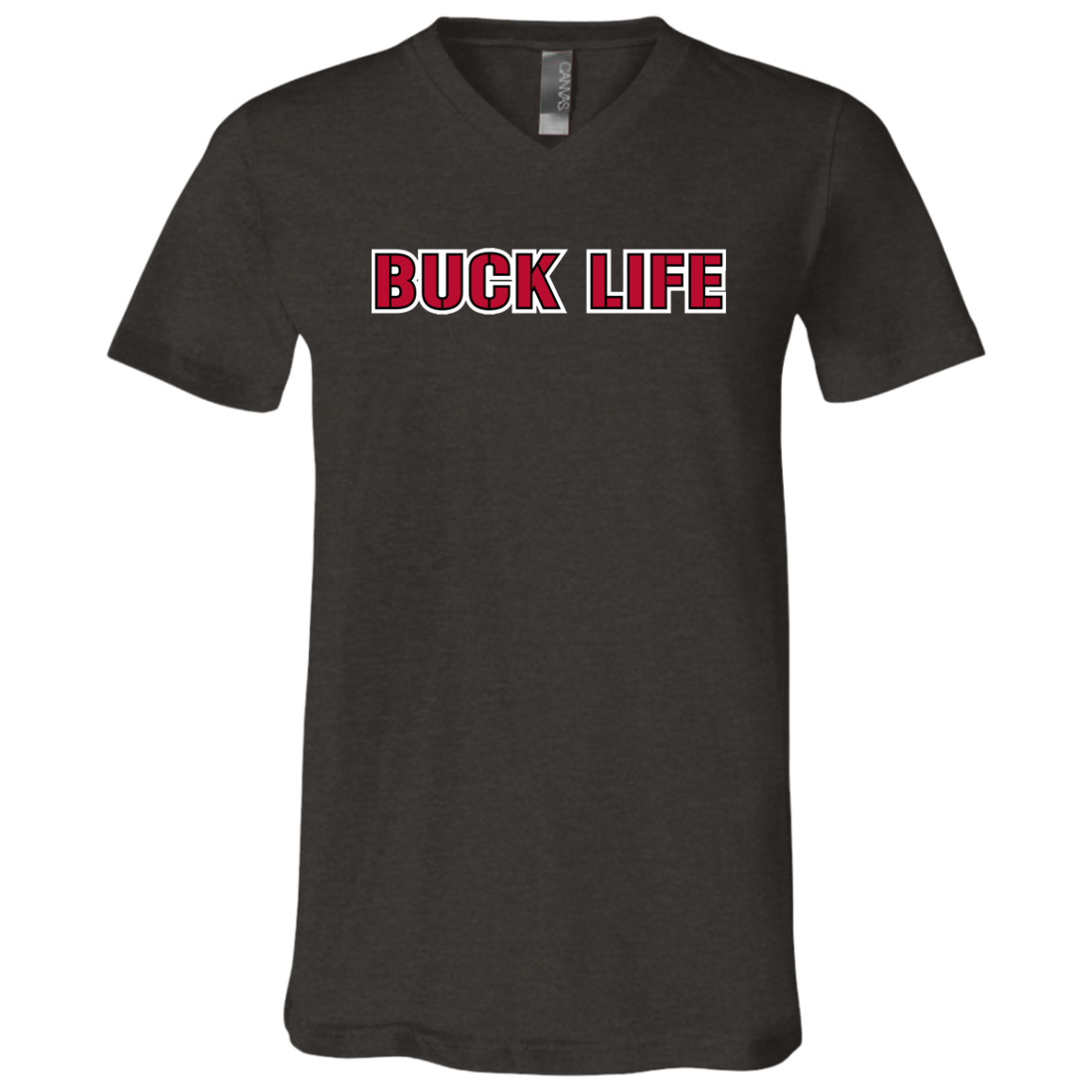 BUCKLIFE Ohio State Unisex Jersey SS V-Neck T-Shirt