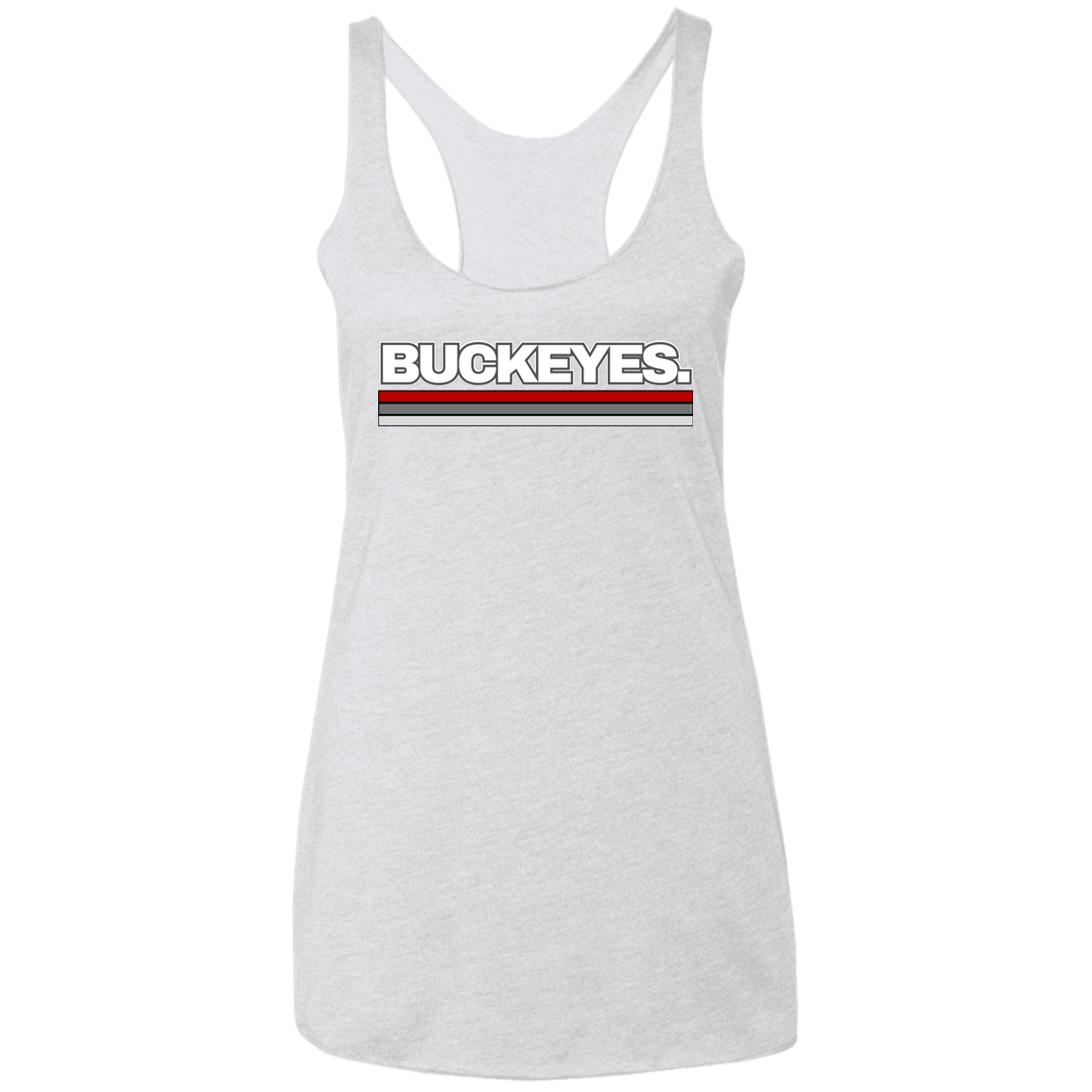 BUCKEYES. Ohio State Ladies' Triblend Racerback Tank