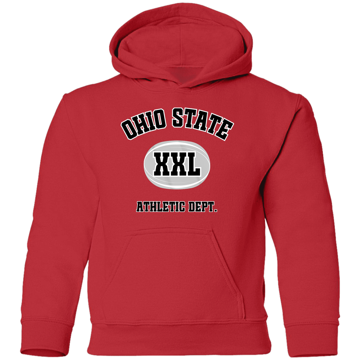 XXL Ohio State Youth Pullover Hoodie