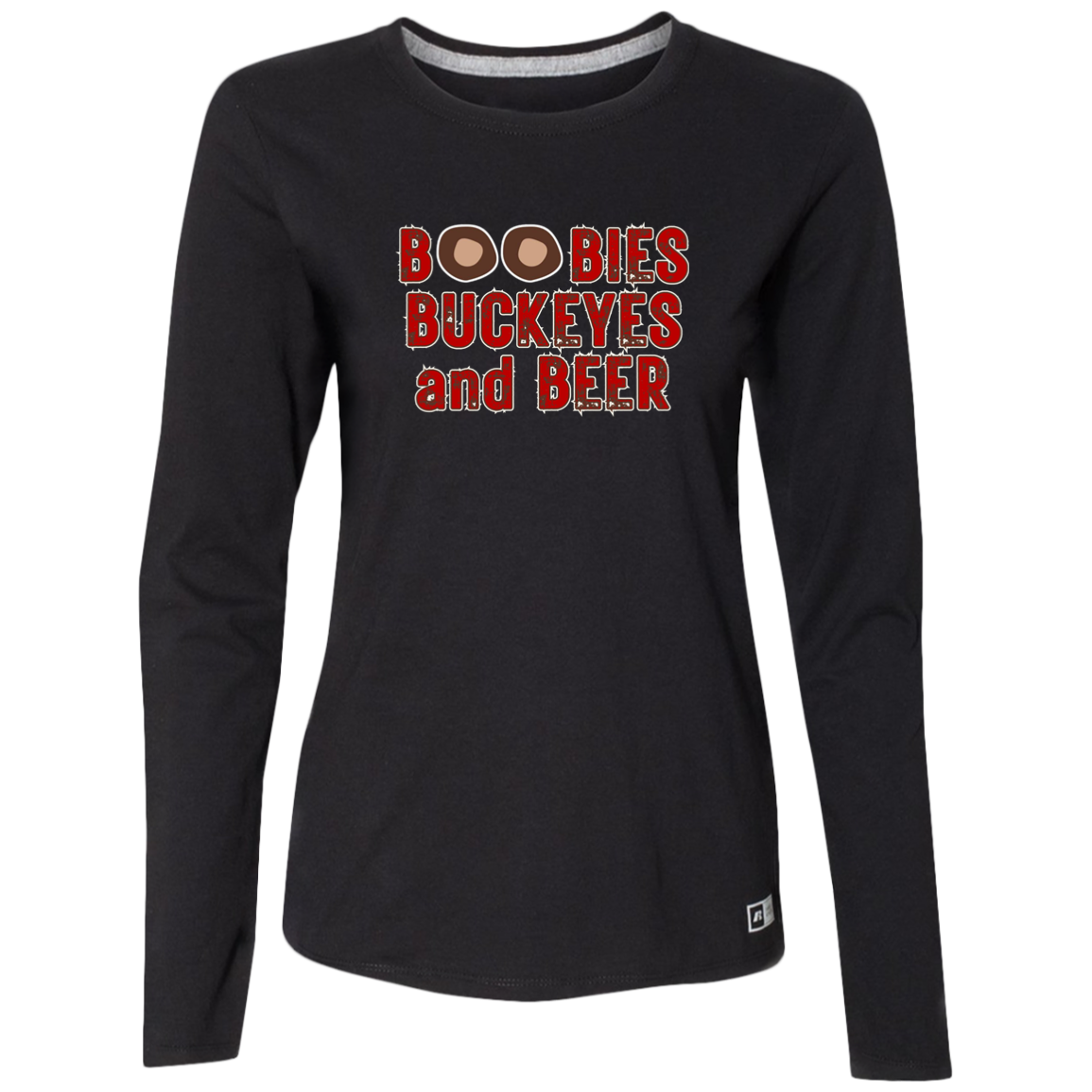 BOOBS Ohio State Ladies’ Essential Dri-Power Long Sleeve Tee