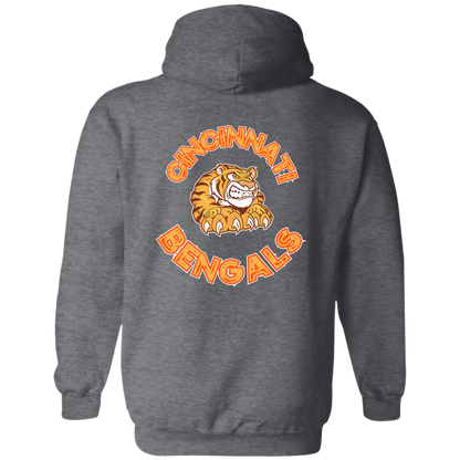 Cincinnati RETRO Zip Up Hooded Sweatshirt