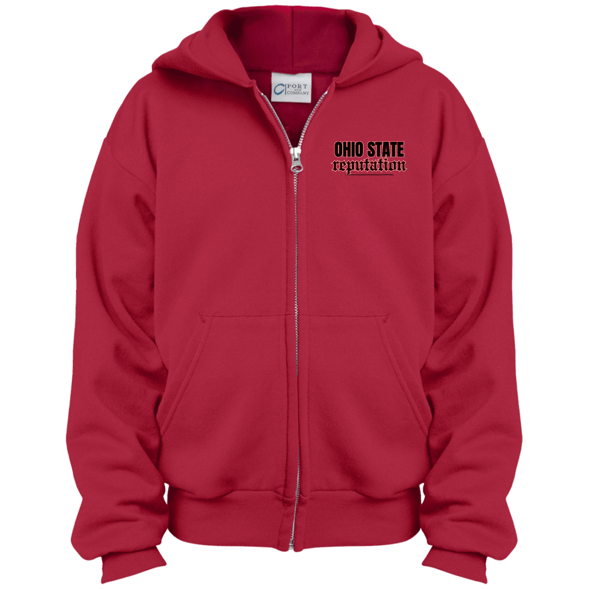 REPUTATION Ohio State Youth Full Zip Hoodie