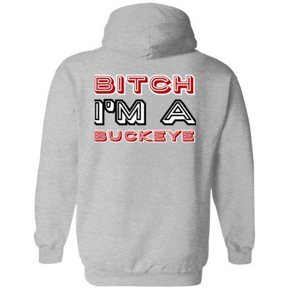 BITCH Ohio State Zip Up Hooded Sweatshirt