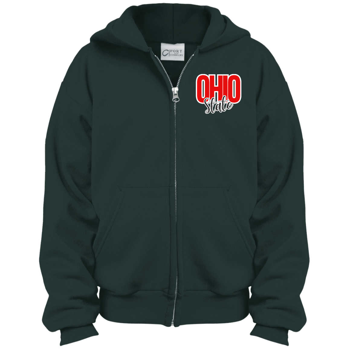 OSTATE Ohio State Youth Full Zip Hoodie