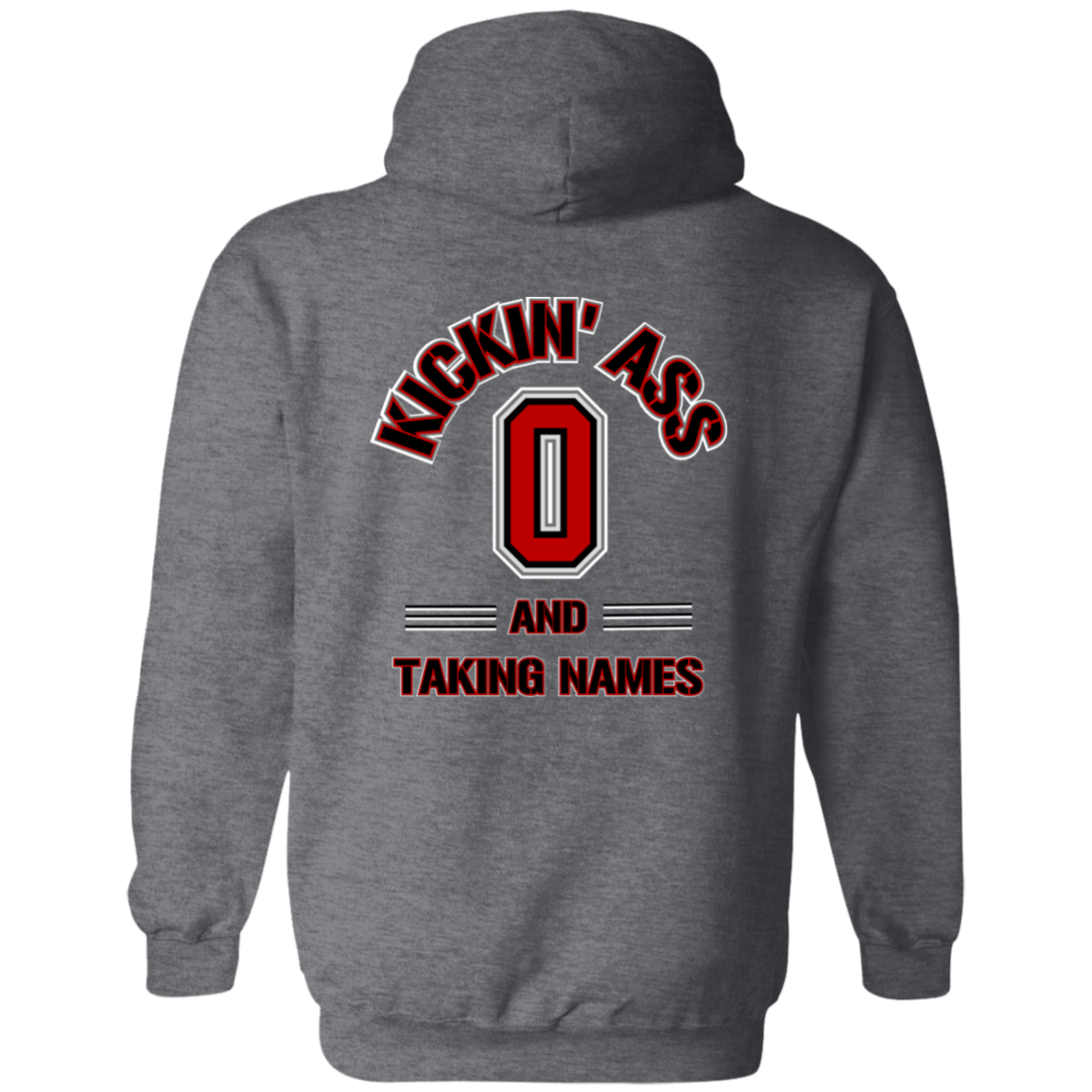 KICKIN Ohio State Zip Up Hooded Sweatshirt