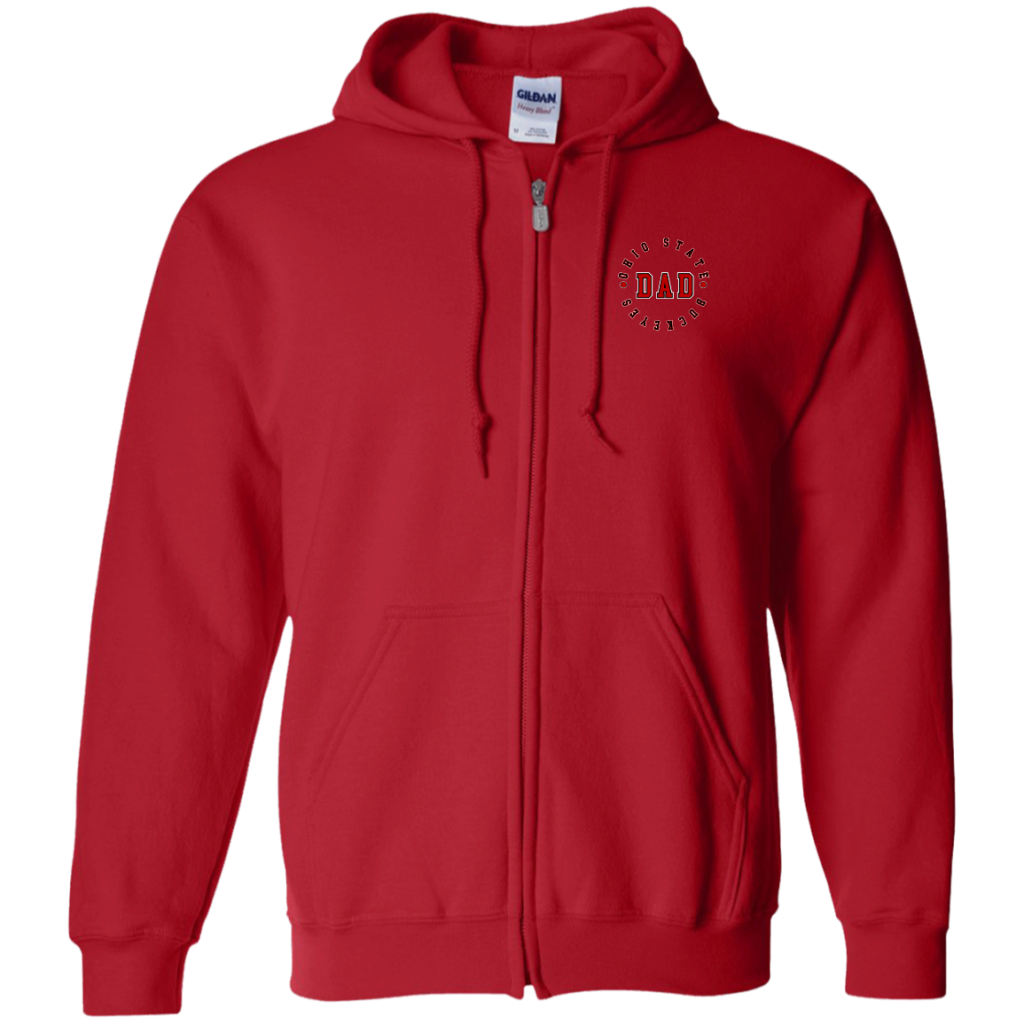 OSUDAD Ohio State Zip Up Hooded Sweatshirt