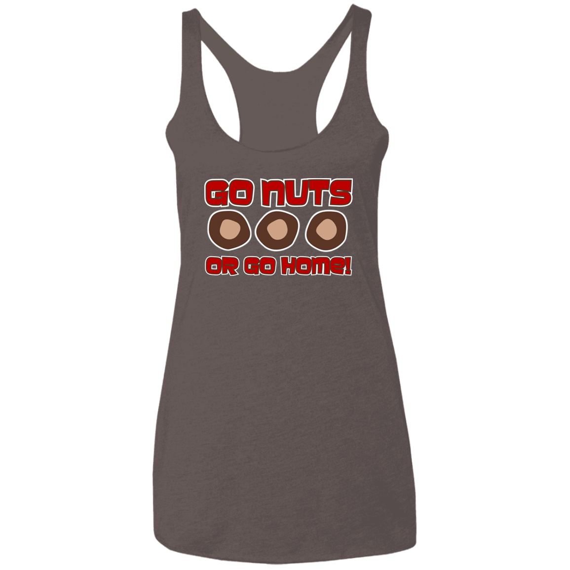 NUTS Ohio State Ladies' Triblend Racerback Tank