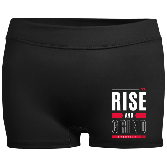 GRIND Ohio State Ladies' Fitted Moisture-Wicking 2.5 inch Inseam Shorts