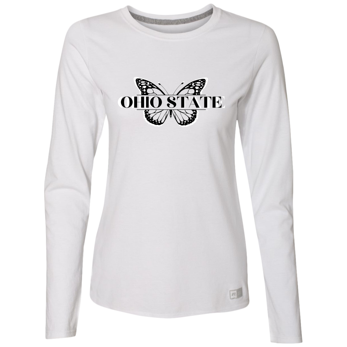 BUTTERLY Ohio State Ladies’ Essential Dri-Power Long Sleeve Tee