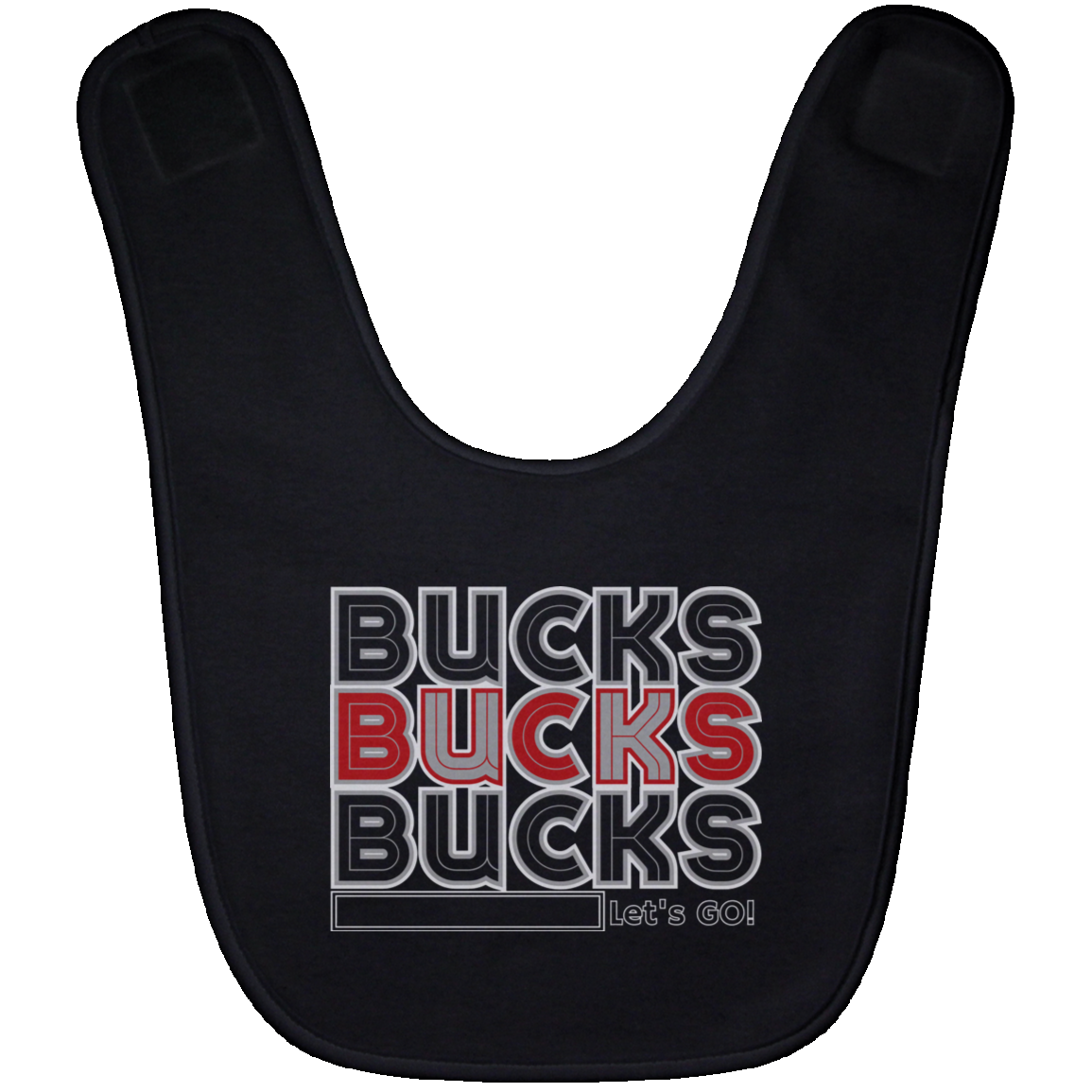 BUCKS Ohio State Baby Bib