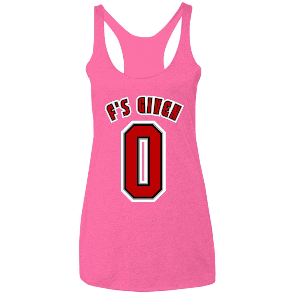 F'SGIVEN Ohio State Ladies' Triblend Racerback Tank