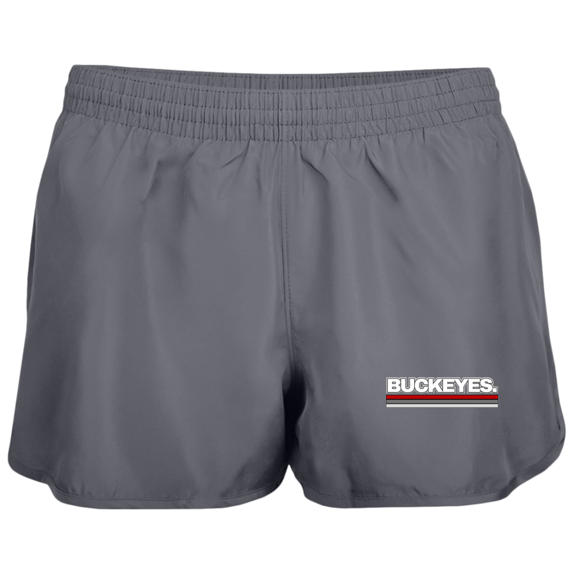 BUCKEYES. Ohio State Ladies' Wayfarer Running Shorts