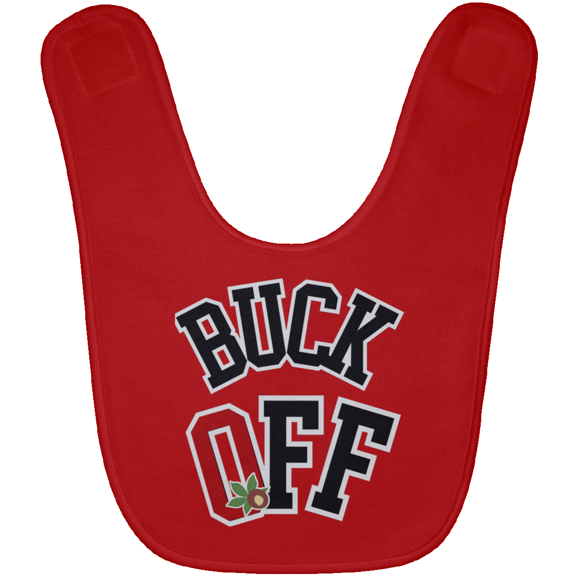 BUCKOFF Ohio State Baby Bib