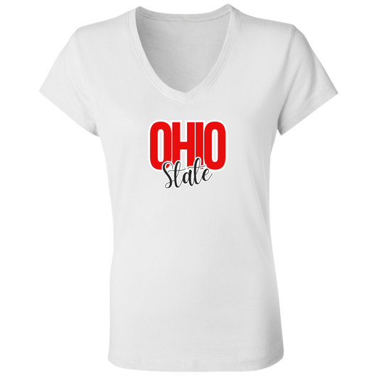 OHSTATE Ohio State Ladies' Jersey V-Neck T-Shirt