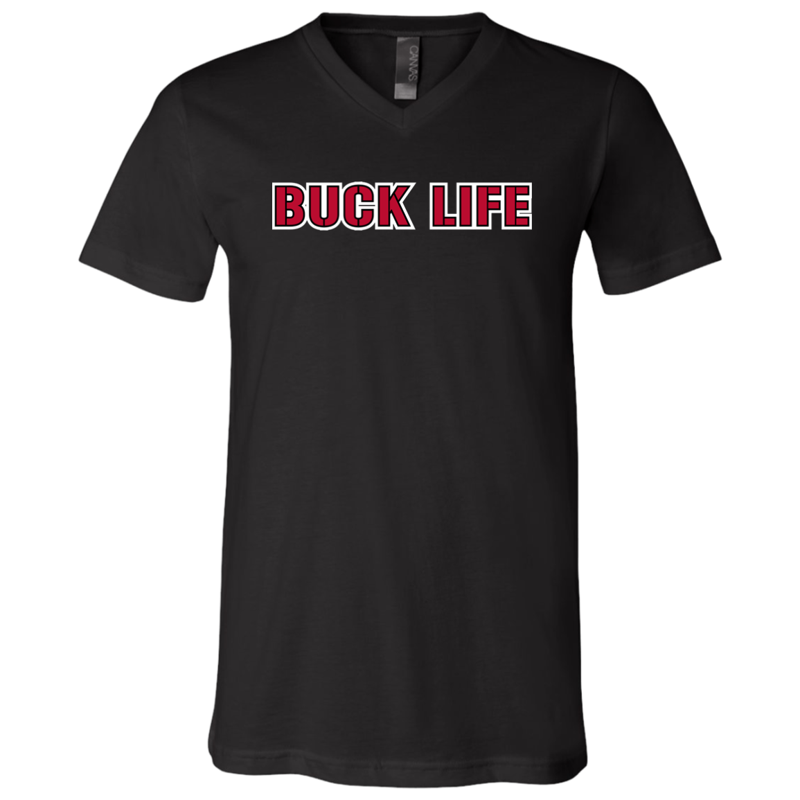 BUCKLIFE Ohio State Unisex Jersey SS V-Neck T-Shirt