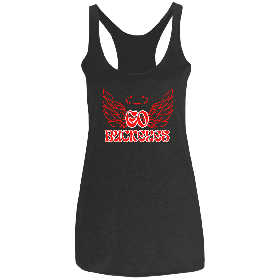 GOBUCKS Ohio State Ladies' Triblend Racerback Tank