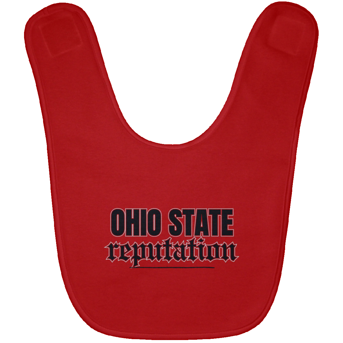 REPUTATION Ohio State Baby Bib