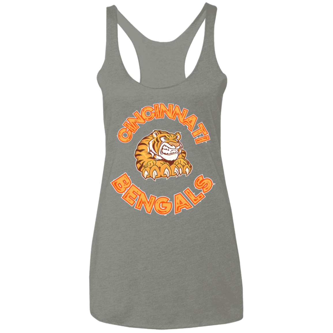 Cincinnati RETRO Ladies' Triblend Racerback Tank