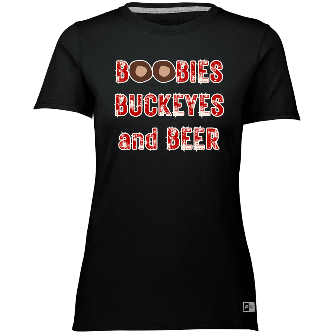 BOOBIES Ohio State Ladies’ Essential Dri-Power Tee