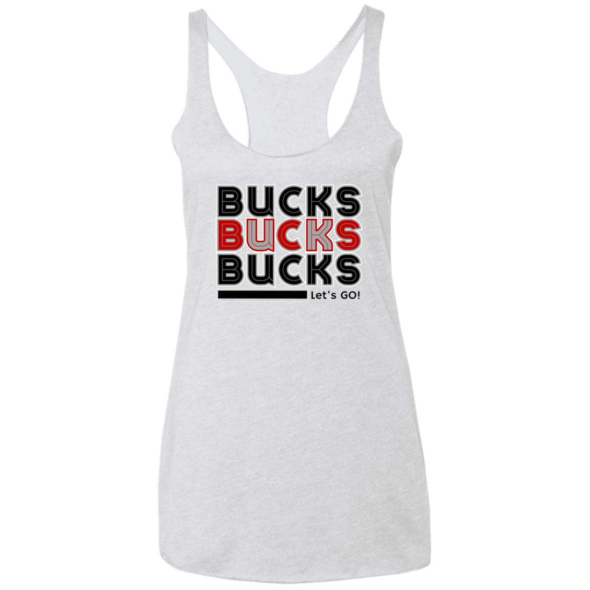 BUCKS Ohio State Ladies' Triblend Racerback Tank