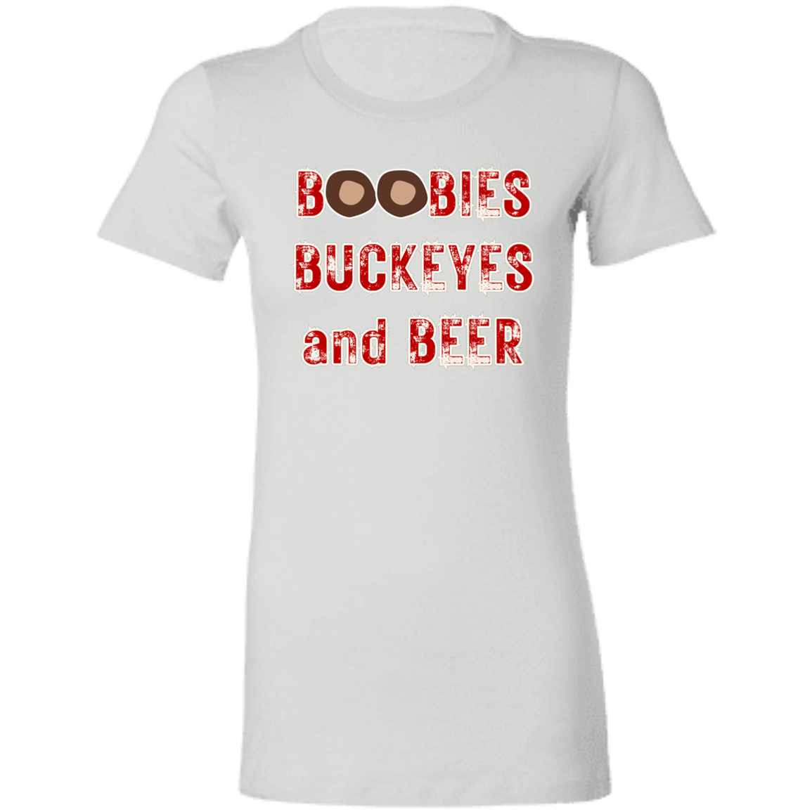 BOOBIES Ohio State Ladies' Favorite T-Shirt