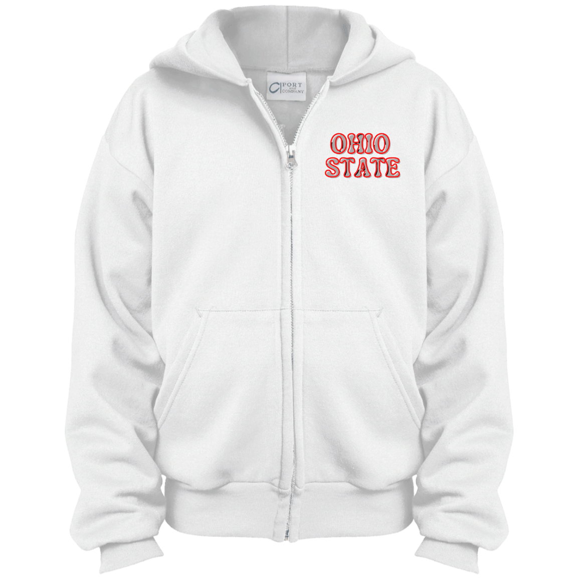 OSTATE Ohio State Youth Full Zip Hoodie