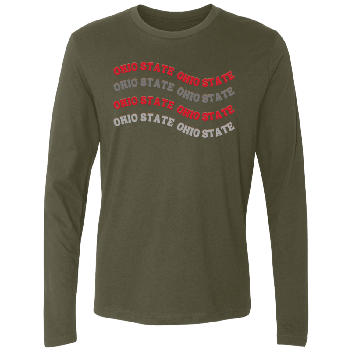 WAVE Ohio State Men's Premium LS