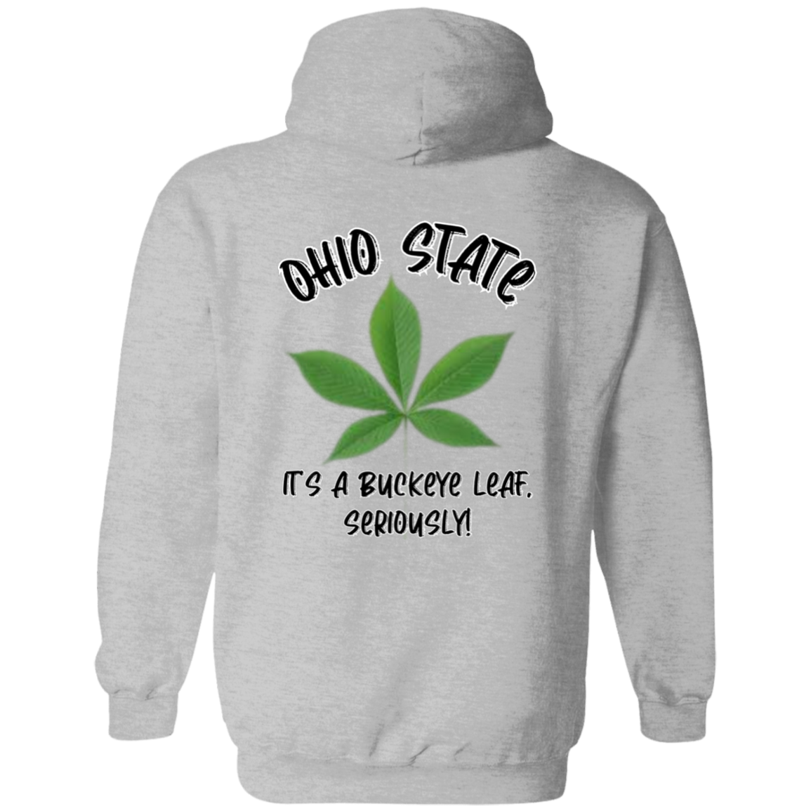 SERIOUSLY Ohio State Zip Up Hooded Sweatshirt